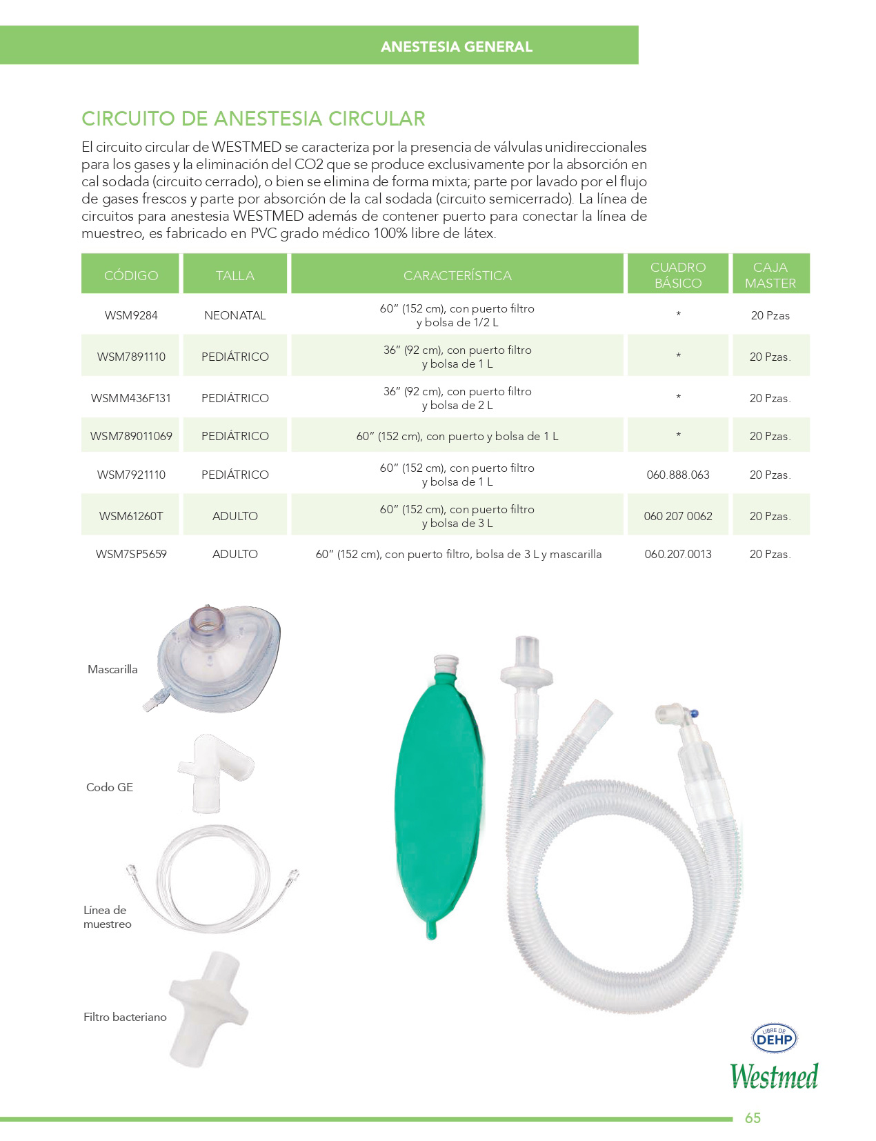 Anestesia General brochure