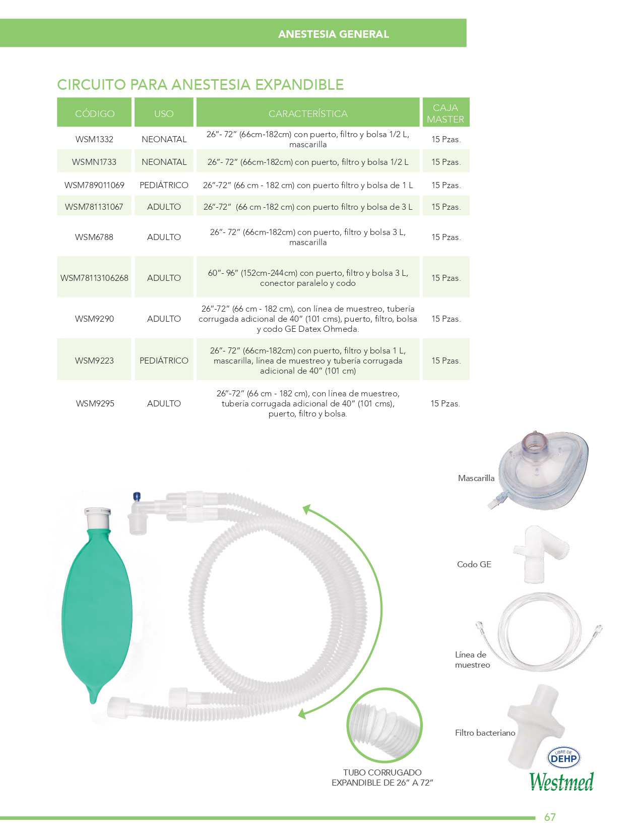 Anestesia General brochure