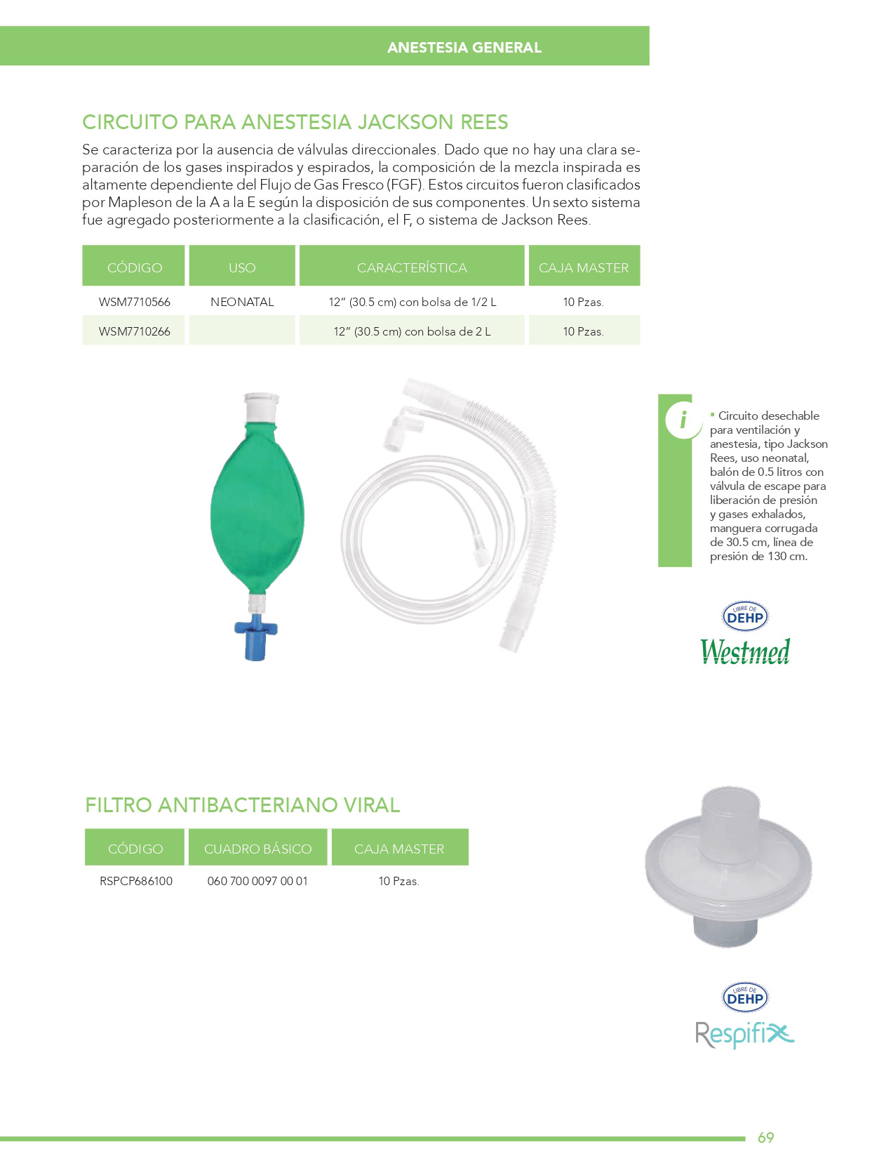 Anestesia General brochure