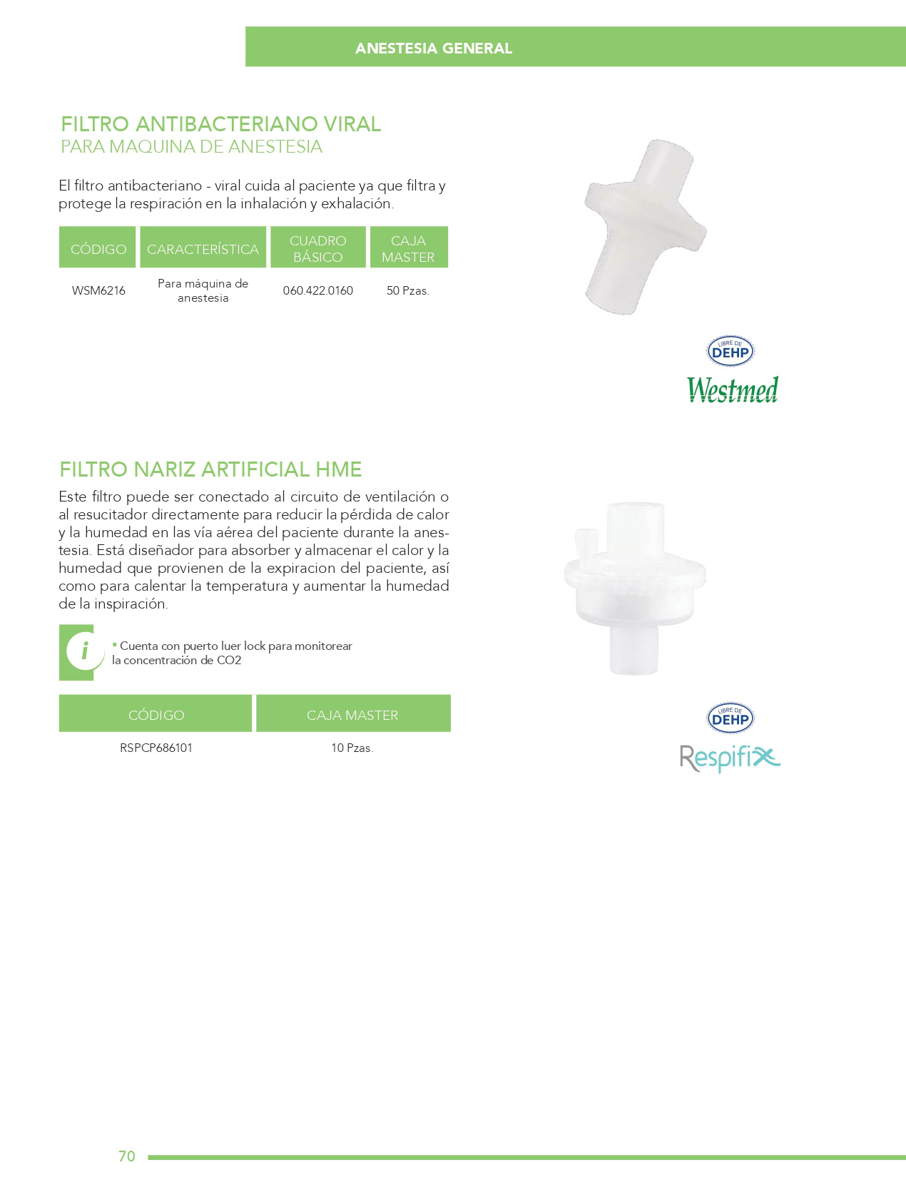 Anestesia General brochure