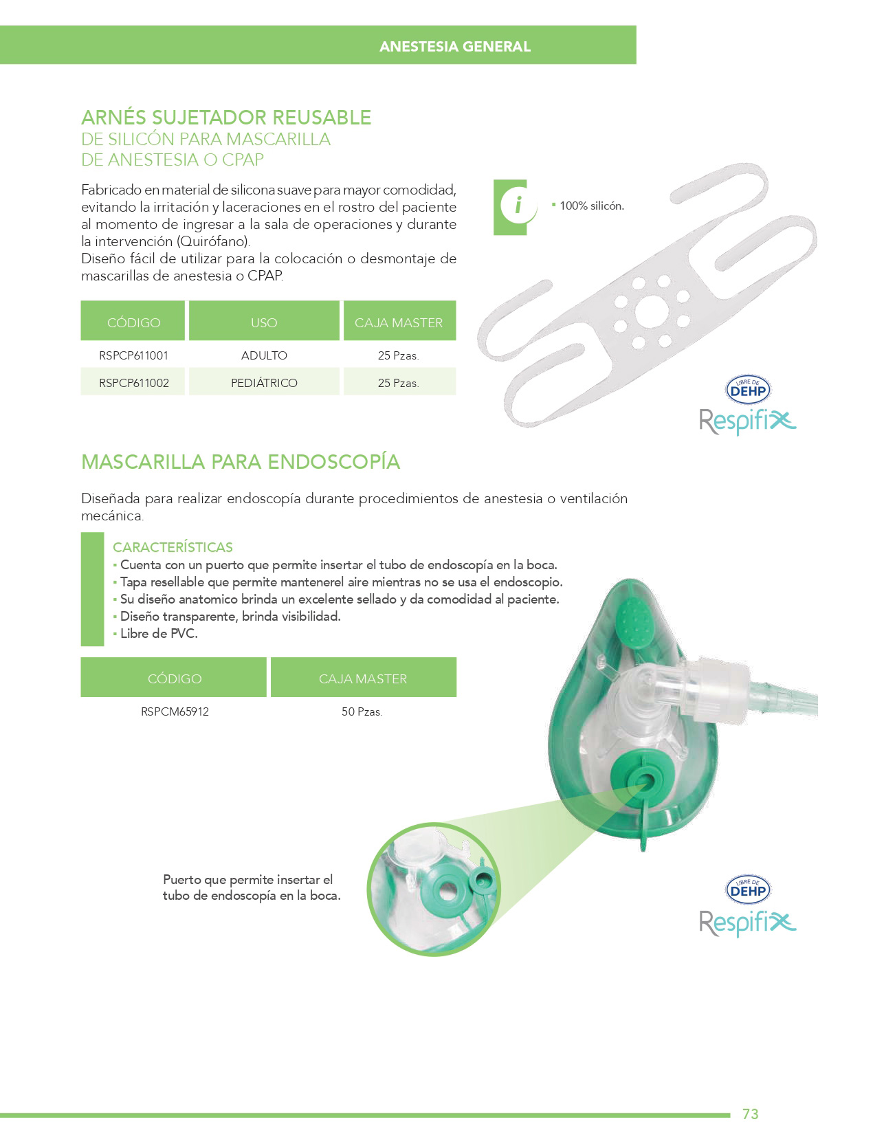 Anestesia General brochure