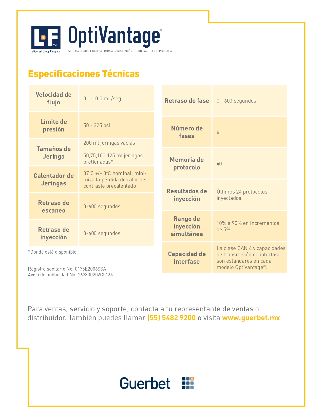 BROCHURE OPTIVANTAGE LF